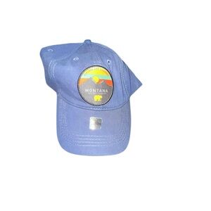 Montana big sky country Lucky 7 USA baseball cap hat spf 50+ new nwt navy blue